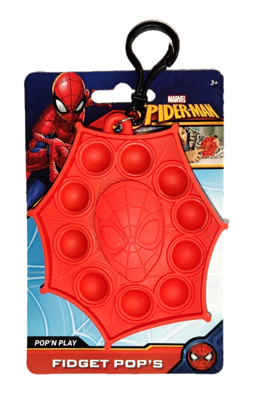 Spiderman Fidget Pop Up Schlüsselanhänger